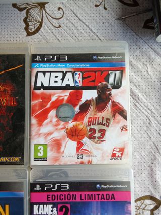 Lote 4 Juegos PS3: Resident Evil, NBA 2K11, Tintin