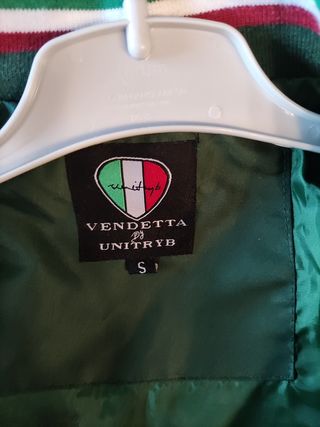 Cazadora chico Italia verde multicolor