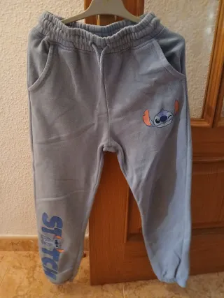 Pantalón de chándal azul Stitch