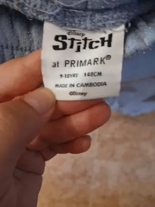 Pantalón de chándal azul Stitch