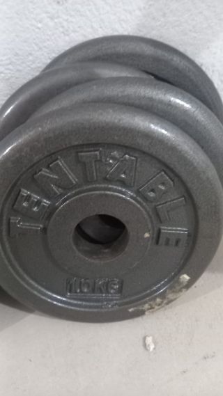 Lote Mancuernas Tentable 1kg, 3kg, 0.5kg