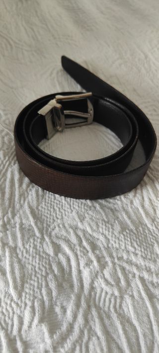 Cinturón vestir reversible Marrón y Negro