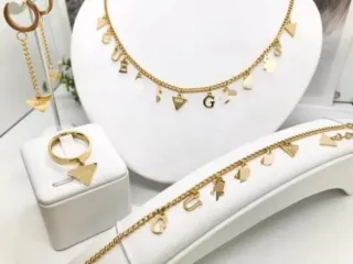 Conjunto Mujer Acero Inoxidable Dorado