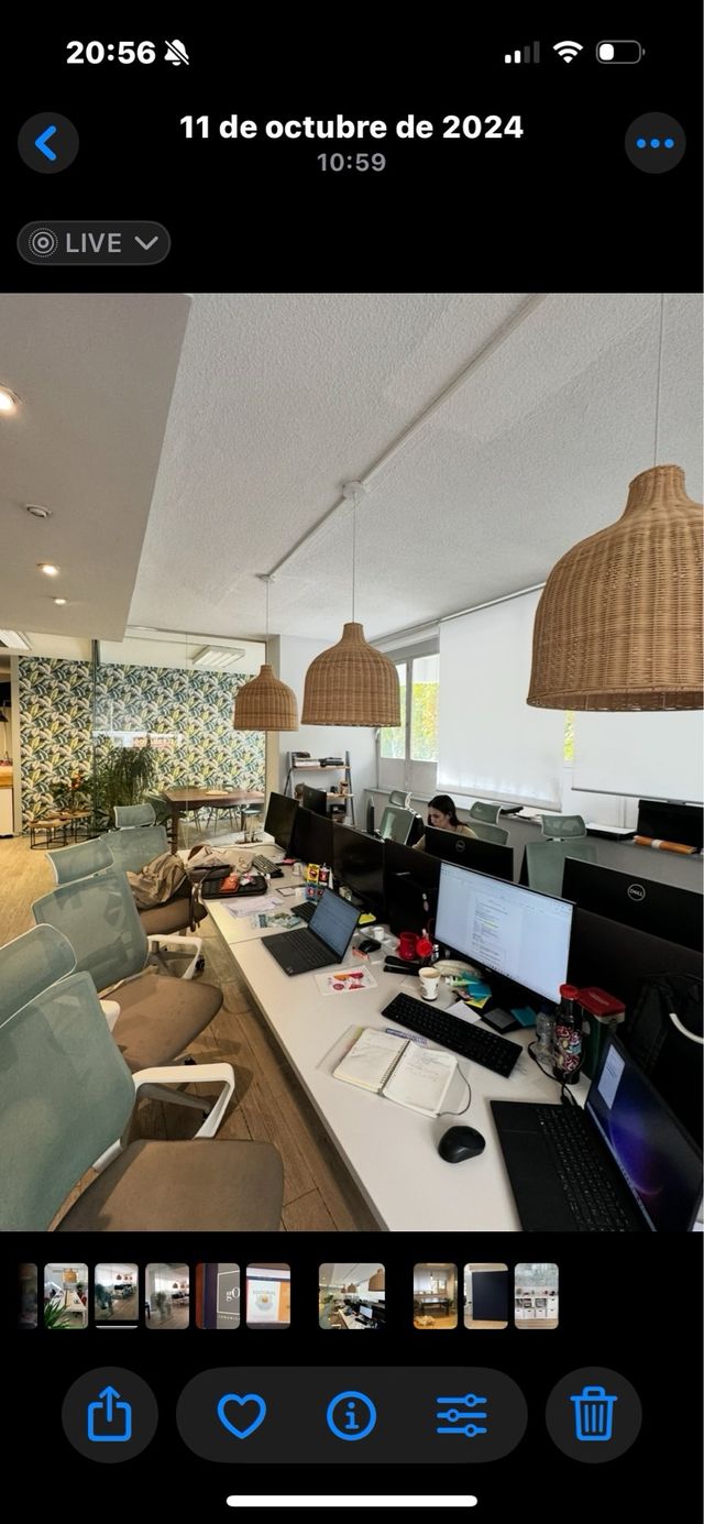 SOLO HOY!! Mesa de oficina compartida 6-8 puestos