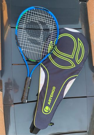 Raqueta de tenis infantil con funda