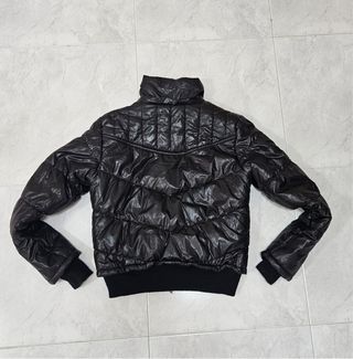 Chaqueta acolchada negra mujer