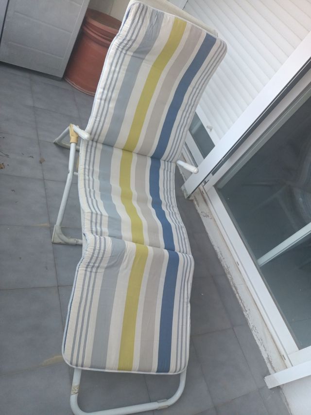 Tumbona de playa plegable