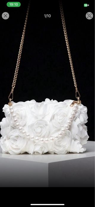 Vestido blanco estilo ibicenco talla 56