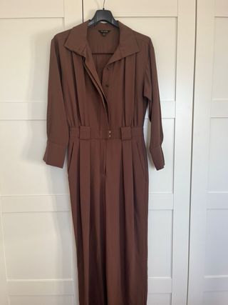Mono Massimo Dutti Marrón Talla M