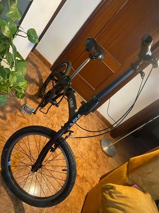 Bicicleta Plegable Negra
Cómoda para el uso diario