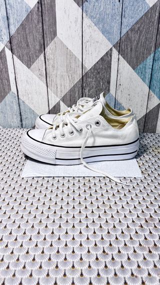 Zapatillas Converse All Star Plataforma Blancas