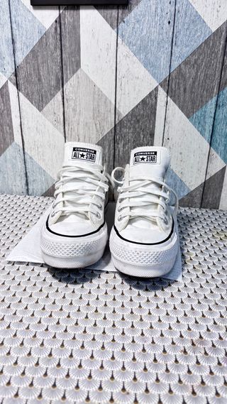 Zapatillas Converse All Star Plataforma Blancas