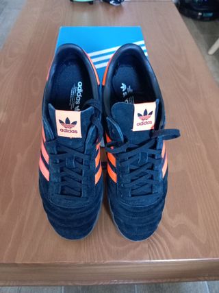 Adidas Gazelle Team Talla 40 2/3 Negro Naranja