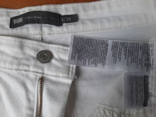 Pantalón vaquero LEVIS mujer blanco