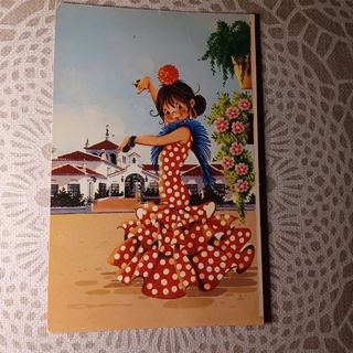 8 Postales Vintage variadas Años 60