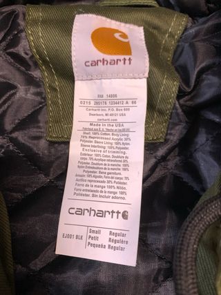 Chaqueta Carhartt Active Rework Verde Talla S