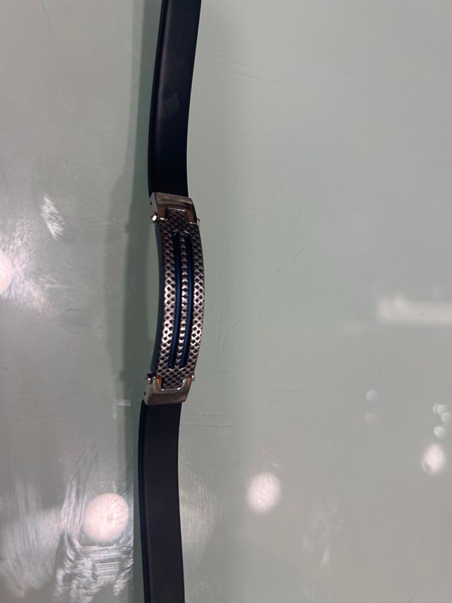 Pulsera Lotus Negra y Plateada