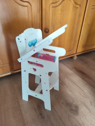 Trona de juguete de madera 
