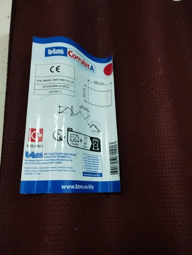 Onduline bajo teja BTM Corrubit A