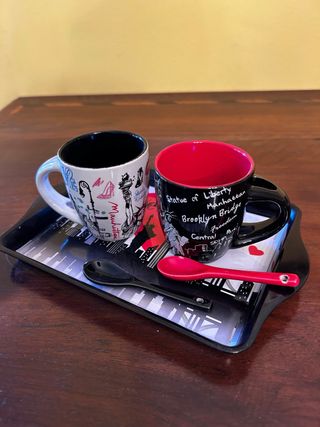 Set Tazze New York con Vassoio