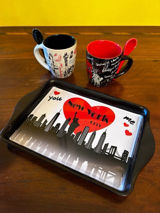 Set Tazze New York con Vassoio