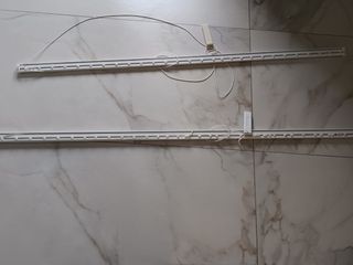 2 carriles para cortinas