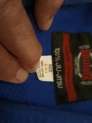Kimono Jiu Jitsu Brasileño Bruiser Azul tallaA4