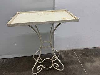 Mesa auxiliar hierro forjado