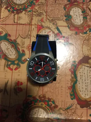 Reloj EVE MON CROIS Negro/Azul