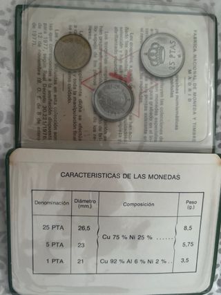 Cartera de Pruebas Numismáticas 1977