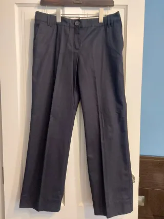 Lote 2 pantalones negros vestir