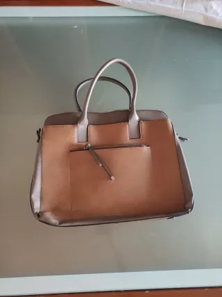 Bolso Parfois Beige y Marrón