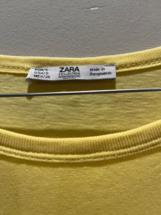 Vestido amarillo ZARA 