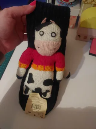 Zapatillas calcetín Calzedonia vaca Talla M/L