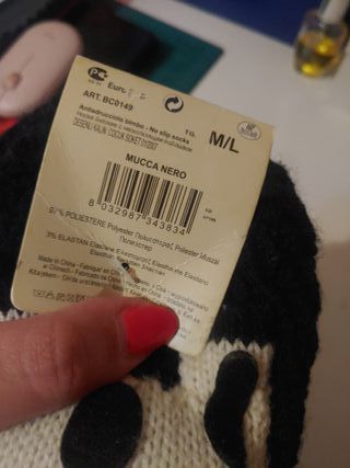 Zapatillas calcetín Calzedonia vaca Talla M/L