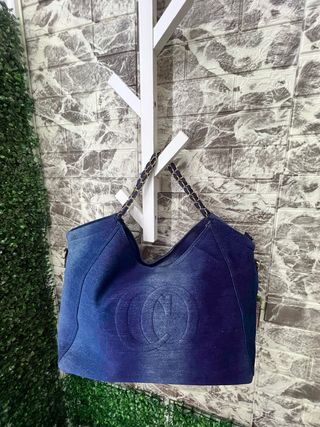 Bolso de tela azul
unidad precio 