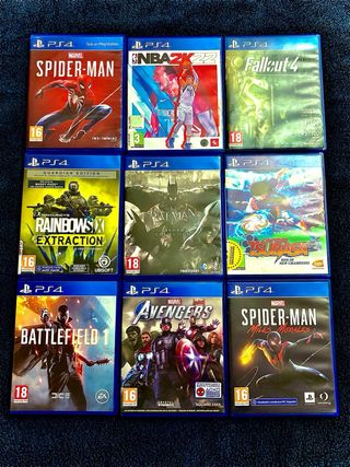 Consola PS4 + 10 Juegos de regalo