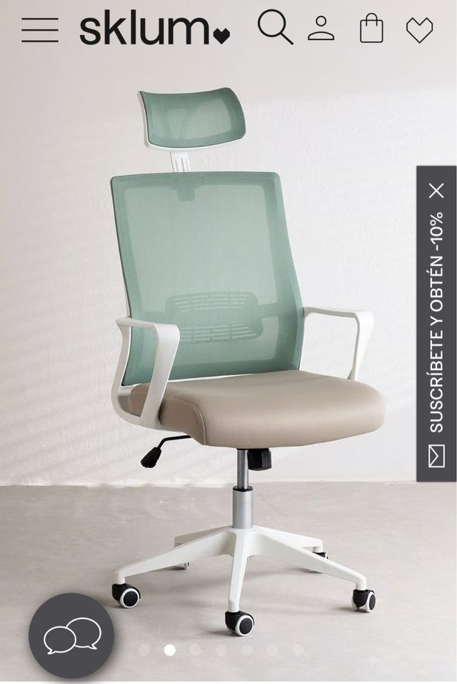 Sillas de oficina Sklum (6 unidades)