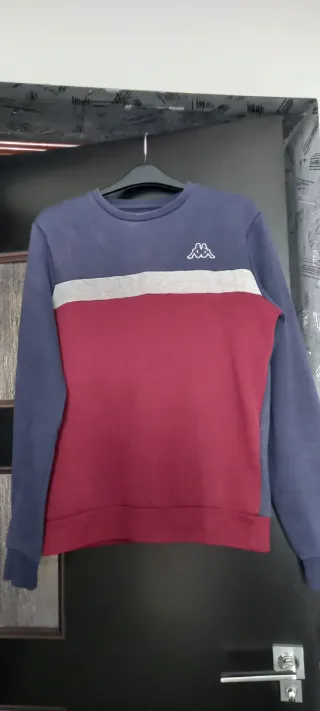 Sudadera Kappa azul y roja