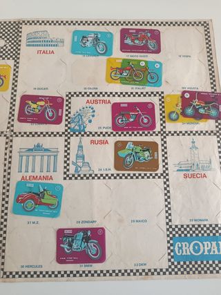 Cromos Motos Modernas Cropan