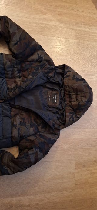 Chaqueta Quiksilver niño camuflaje y negra