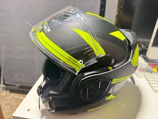 Casco LS2 Advance Valiant XXL Negro/Amarillo