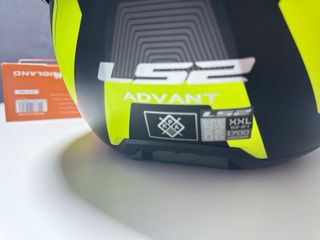 Casco LS2 Advance Valiant XXL Negro/Amarillo