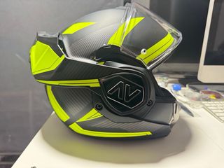 Casco LS2 Advance Valiant XXL Negro/Amarillo