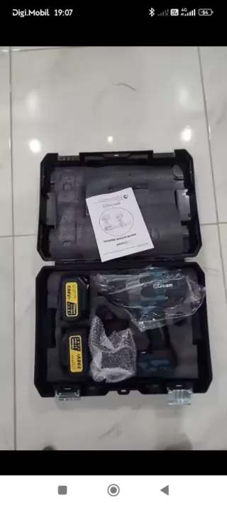 Pistola de impacto Gisam con 2 baterías