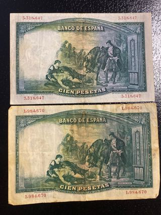 Billete 100 Pesetas Banco de España 1931