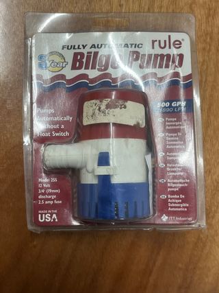Bomba achique Rule 25S 12V
