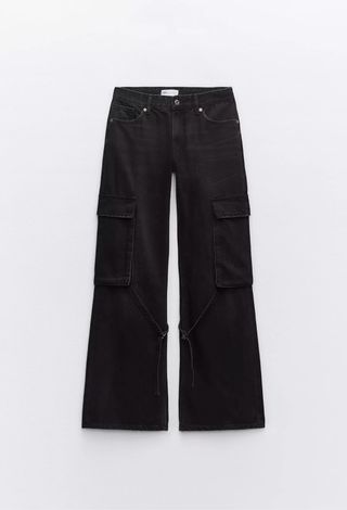 Pantalones cargo Zara negros