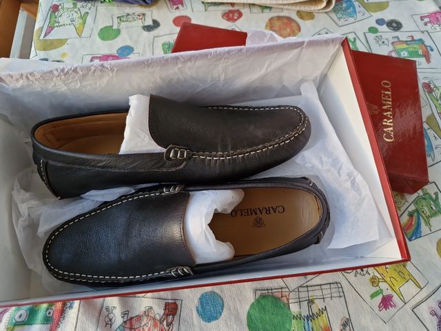 Mocasines Caramelo Negro/Marrón