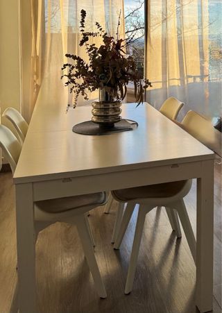 Mesa extensible Ikea Blanca 140/220x84